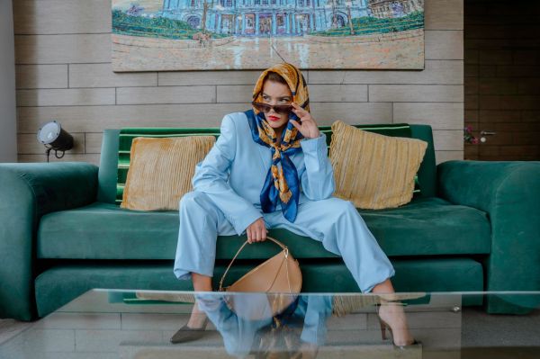 Elevate Your Office Look: Effortless Ways to Incorporate a Silk Scarf with Chic Style
